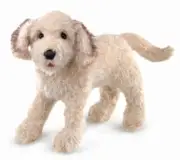 NEW PLUSH SOFT TOY Folkmanis 3136 Labradoodle Dog Full Body Hand Puppet