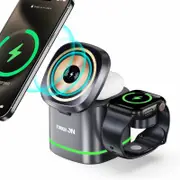 Tough On 3 in 1 Wireless Charger Cube with Magsafe Charger Stand