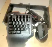 One Handed Red Thunder G30 Gaming Keyboard W/ Mouse