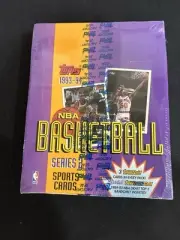 1993-94 Topps Series 2 Rack Wax Box Factory Sealed 24 Packs Michael Jordan Gold