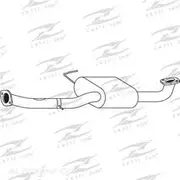Redback Mufflers Bolt-On to suit Celica St 185 4WD T F/Ass - M6202