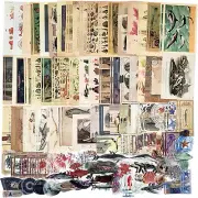 200PCS Vintage Scrapbooking Supplies Pack for Junk Journal Bullet Journals Plann