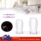Anal Hollow Butt Plug Flared Dildo Deep Access Tunnel Probe Clear SexToy