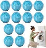 Laundry Washing Balls - Laundry Scrubbing Balls for Drying Machine,12x Portable Washer Lint Extractors Catcher for Home, Apartment, School