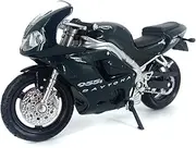 [Welly] Die Cast Motorcycle Black Triumph 2002 Daytona 955i, 1:18 Scale