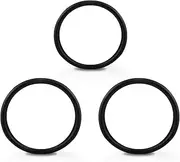 3pcs 926-881 Coolant Tee and Radiator Hose O-Ring Kit, Coolant Hose O Ring Replacement Set Radiator Repair Kit Compatible with Various Lincoln Models(Black)
