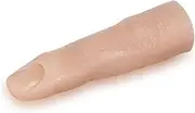 Garneck Silicone Nail Practice Finger Model Realistic Fake Nail Art Display Tool for Manicure Training Flexible Reusable Design Skin Tone