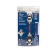 Kobalt 15 Pc Piece Multi Drive Dog Bone Universal Socket Wrench Set 1/4 3/8 1/2
