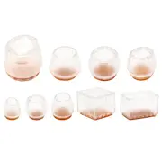 Silicone Square Round Furniture Feet Caps Table Chair Leg Pads Floor Protector Scratchproof 12360 #9