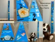 Custom Personalized Ruler Premium Acrylic Kids Height Growth Chart Printed Decor