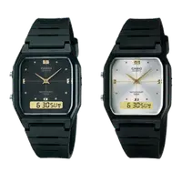 在飛比找蝦皮購物優惠-經緯度鐘錶CASIO復古型雙顯錶腕錶 電子+石英 復古典藏方