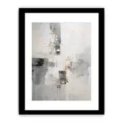 Abstract Black And Grey Framed Art Framed print Art Poster