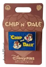 Disney Parks Chip N Dale 80th Anniversary Limited Release 3000 Pin on Pin Design