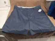 Amazon Essentials Men's Wrinkle Resistant SHORTS Indigo 40W - NEW W TAGS