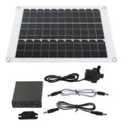 Solar Fountain Pump Kit 20W Panel Powered Water Submersible Low Noise 12V