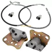 Front Brake Calipers & Hose Lines for Polaris Magnum 325 500 Xpedition 425 99-00