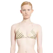 [BURBERRY] Check Bikini Top Beige