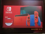Nintendo Switch Mario Red with 1tb sd card 3 games, and Hori Splitpad