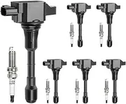 Set of 6 Ignition Coil Packs & Spark Plugs FIT Nissan Maxima, Altima, Murano, Pathfinder, Infiniti G35, EX35, JX35 3.5L V6, Replaces UF550 22448JA10C 5C1727