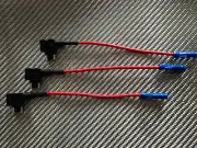 3 x Micro Blade Mini ATM Fuse Adapter tap DUal Circuit Adapter Holder 12v DC