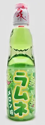 Hatakosen Ramune Soda Melon Marble Soft Drink 6 bottle Pack, Free Shipping!!