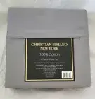 4 pc Christian Siriano New York Grey Queen Sheet Set NIP
