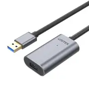 Unitek Y-3004 USB 3.0 USB Extension Cable - 5m Up to 5Gbps - Built-in Extension Chipset - Aluminium Housing - Gold Plated Connector - DC Jack - Plug & Play [Y-3004]