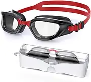 Swim Goggles, Swimming Goggles Adults, Anti-Fog Goggles, UV Protection Polarized Pool Goggles for Youth Men Women