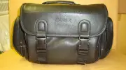 NEW SONY HANDYCAM CAMCORDER CARRING CASE CAMERA LEATHER CASE MODEL # LCS-VA2