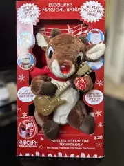 Rudolph's Musical Band Wireless Interactive Plush Toy Rudolph w/ Guitar