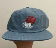 VTG Y2K Wu Wear Triumph Denim Rose Hat Rap Hip Hop SnapBack Cap NWT! Wu Tang