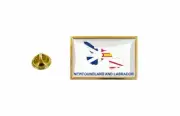 pins pin's flag national badge map hat country canada Newfoundland and Labrador