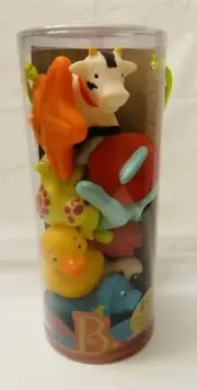 Battat Bath Buddies Squish & Splash Animals 9 Piece Water & Sand Toy