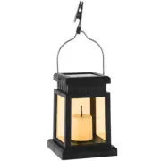 Solar Candle Lantern Outdoor LED Solar Lantern IP44 Waterproof Hanging tyxKd