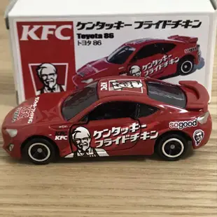 [全新稀有絕版品] 1/60 Tomica Toyota 86 KFC 限量版
