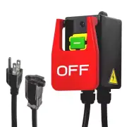 9 Amp On/Off Magnetic Paddle Switch With Cords for Router Table or Power Tools