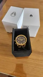 Nixon 51-30 Chrono Gold/Blue Sunray/Gold Men's Watch
