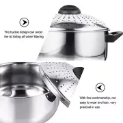 Spaghetti Boiler Strainer Lid Pot Stew Pot Strainer Pasta Pot