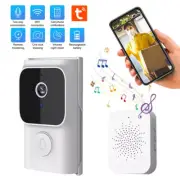 2.4G WiFi Ring Security Doorbell Intercom Video Camera Door Bell Chime White