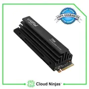 CRUCIAL 1TB M.2 PCIe Gen5 NVMe W/Heatsink T705 SSD CT1000T705SSD5 Game Ready