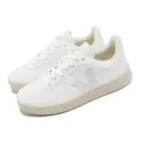在飛比找momo購物網優惠-【VEJA】休閒鞋 V-10 CWL 女鞋 白 米白 小白鞋