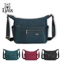 在飛比找蝦皮商城優惠-【Lynx】美國山貓輕量尼龍布包多隔層機能斜背包 藍/綠/紅