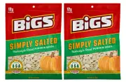 Bigs Simply Salted Homestyle Roast Pumpkin Seeds 2 Pack