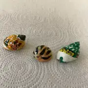 *Lot/3 Assortment of Sea Shells Hermit Crab House 1.5”