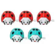 5 Pcs Clockwork Spinning Ladybug Toy Crawling Toys Wind up Child