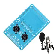 Keyubria Speaker Junction Box - Double 4-Core Socket Wiring Board,Binding Post Terminal Cable Connector, Audio Amplifier Socket