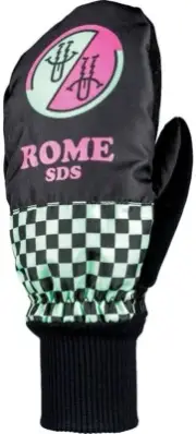 Rome Daily Snowboard Mitts, Men's Medium, Artifact Black New
