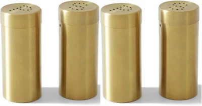 4Pcs Spice Stainless Steel Pepper Shaker Kitchen Tool Salt Sugar Dredge