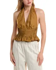 Nicholas Ilianna Linen Top