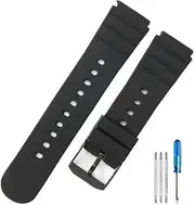 YCBFGAZATK Silicone Rubber Watchband Fit For Luminox Men's Diving Adventure 3901 3001.Bo 3000 Convex Interface Accessories